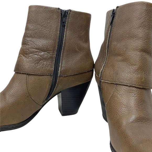 Born Concepts Western Pebbled Heel Ankle Booties Women's Size 8 B.O.C. - Picture 3 of 5